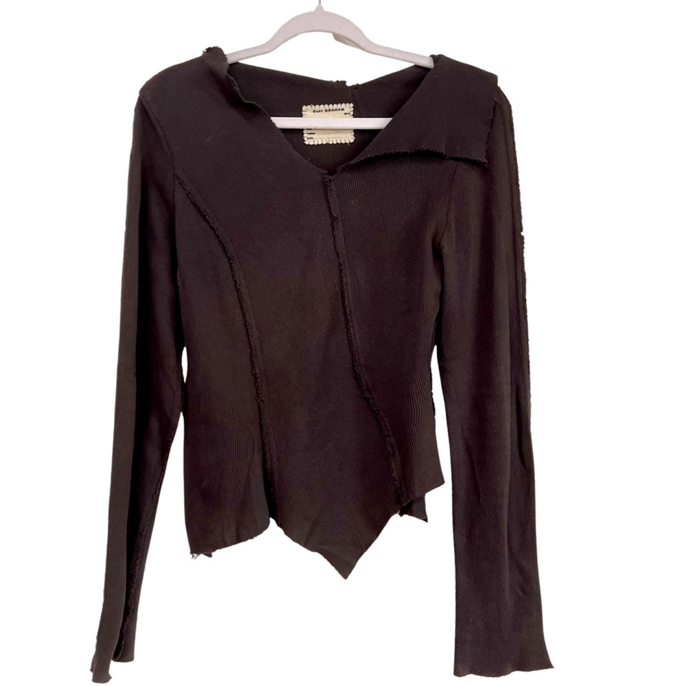 Gary Graham ribbed pullover top S